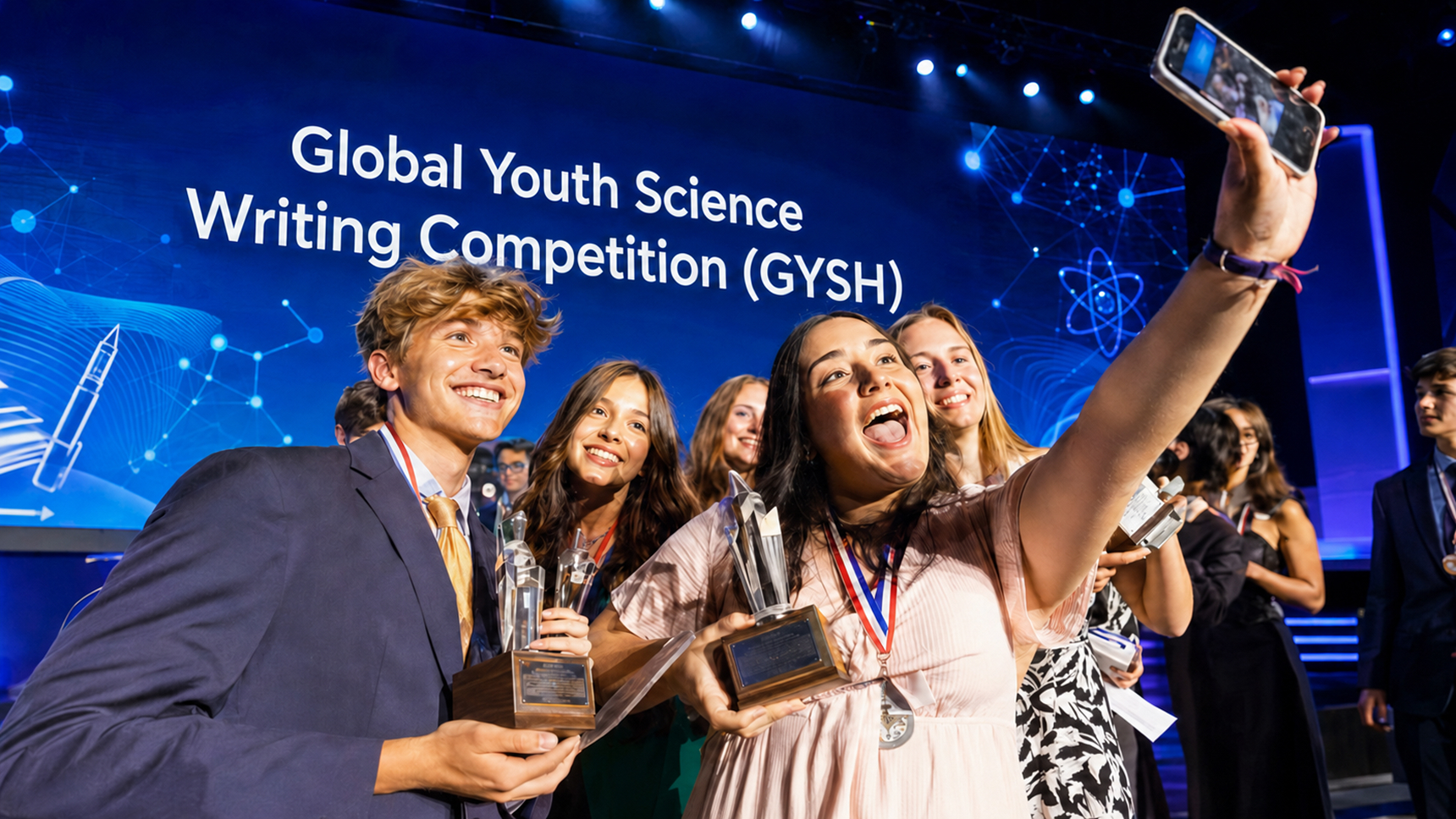 GYSH winners celebrating together at the awards event